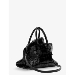 La Passeggiata Mini croco effect leather handbag