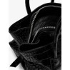La Passeggiata Mini croco effect leather handbag