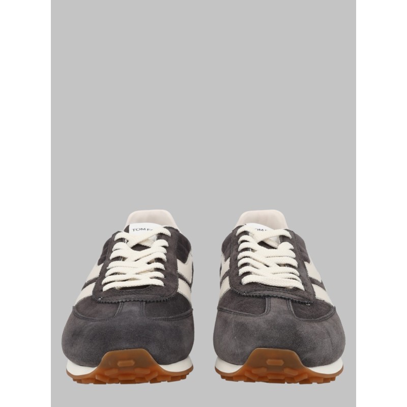 SNEAKER "MICK" IN PELLE SCAMOSCIATA