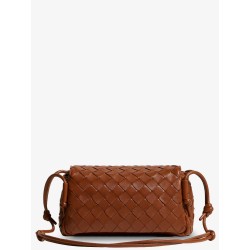Notturno clutch bag with leather shoulder strap