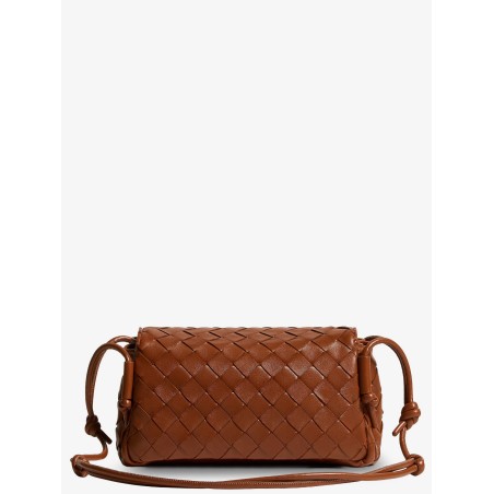 Notturno clutch bag with leather shoulder strap