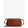 Notturno clutch bag with leather shoulder strap