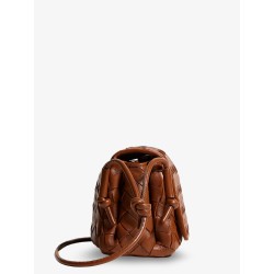 Notturno clutch bag with leather shoulder strap
