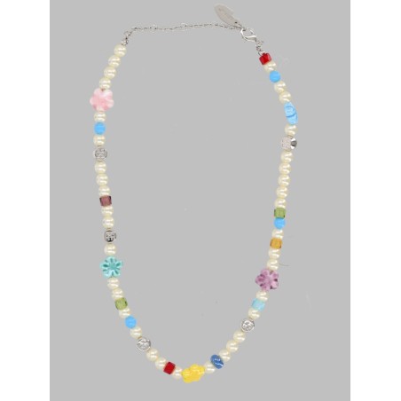 COLLANA CON PERLINE