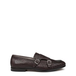 MOCASSINO IN PELLE INTRECCIATA