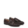 MOCASSINO IN PELLE INTRECCIATA