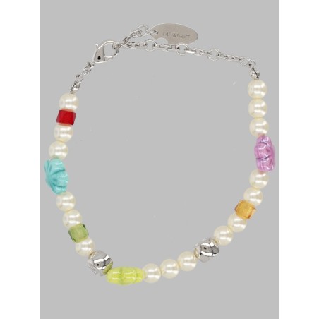BRACCIALE CON PERLINE