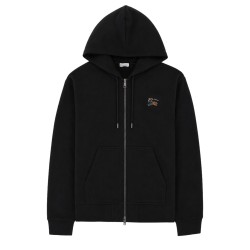 FELPA CON CAPPUCCIO E ZIP