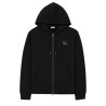 FELPA CON CAPPUCCIO E ZIP