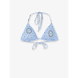 Leah Bikini Top with Bandana Round print