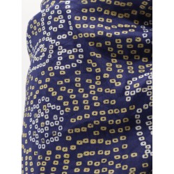 Lucilia cotton and silk blend pareo scarf
