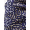 Lucilia cotton and silk blend pareo scarf