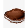 Medium Dustbag leather clutch bag with Intrecciato effect