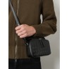 Leather clutch bag with Intrecciato motif