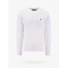 Cable knit sweater with iconic embroidery