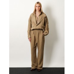 Marvin viscose and linen jumpsuit
