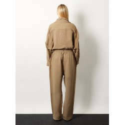 Marvin viscose and linen jumpsuit