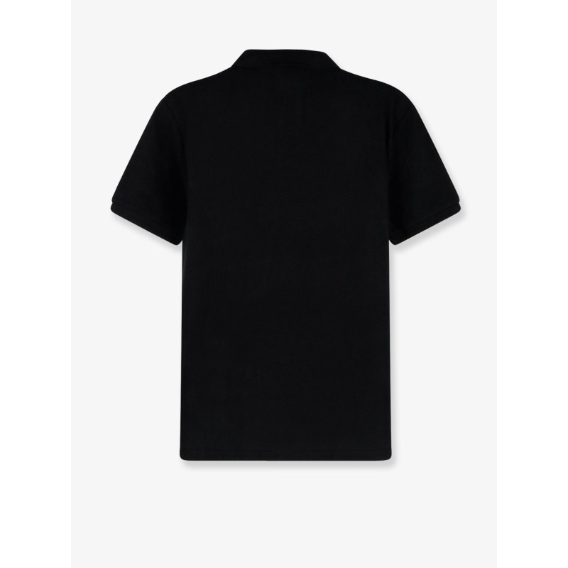 Cotton polo shirt with embroidered logo