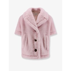 Mxacorvino1 alpaca and virgin wool fur cape