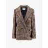 Double-breasted Prince-of-Wales coat