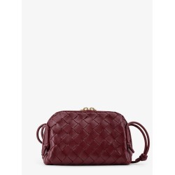 Concert Pouch leather shoulder bag with Intrecciato motif
