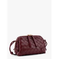 Concert Pouch leather shoulder bag with Intrecciato motif