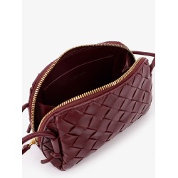 Concert Pouch leather shoulder bag with Intrecciato motif