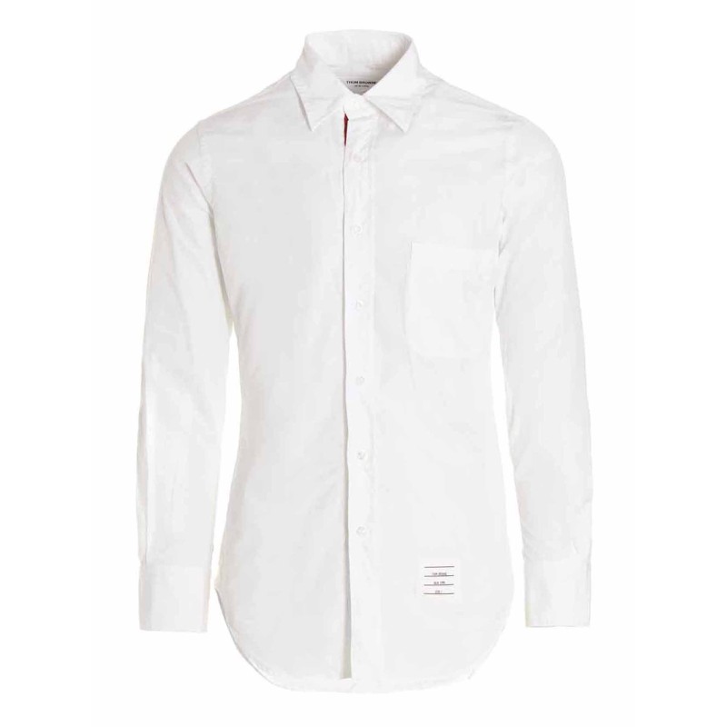 Solid poplin shirt