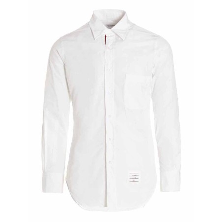 Solid poplin shirt