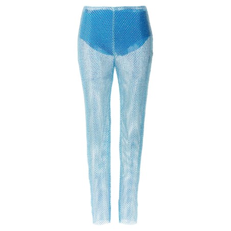 Sequin mesh pants