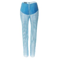 Sequin mesh pants