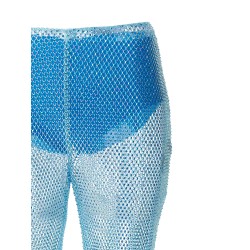 Sequin mesh pants