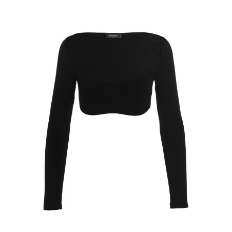 Ribbed cropped sweater