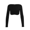 Ribbed cropped sweater