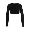 Ribbed cropped sweater