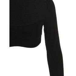 Ribbed cropped sweater