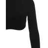 Ribbed cropped sweater
