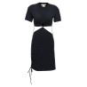 Cut-out t-shirt dress