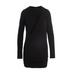 Cut out jersey dress