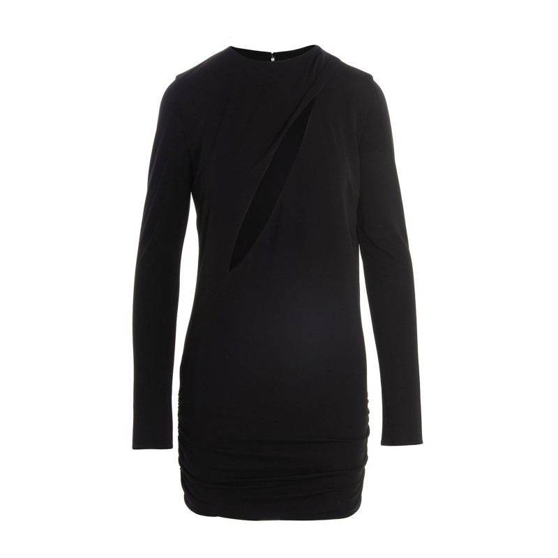 Cut out jersey dress