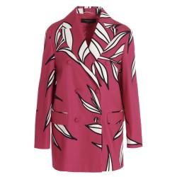 Floral print blazer jacket