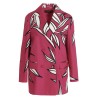 Floral print blazer jacket
