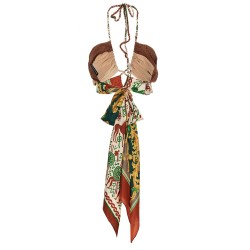 Top 'Designer Scarf'