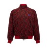 'Jacquard needles' bomber jacket