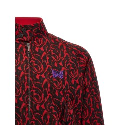 'Jacquard needles' bomber jacket