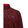 'Jacquard needles' bomber jacket