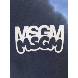Logo print tie dye sweatshirt by Burro Studio