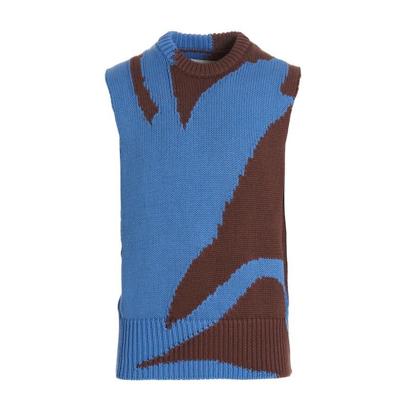 Colorblock vest