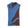 Colorblock vest