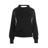 Cut out insert top sweater
